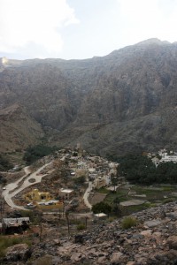 Ausblick von unserem Wartepunkt auf Balad Sayt.